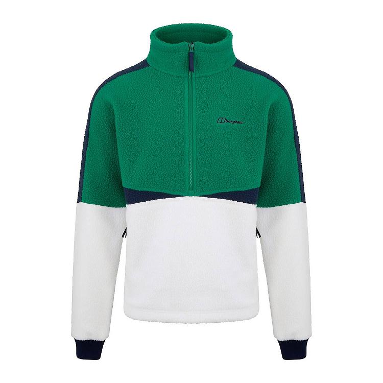 Pánska Fleece Berghaus Houlton Zelene Biele Slovensko 0241YDMQT